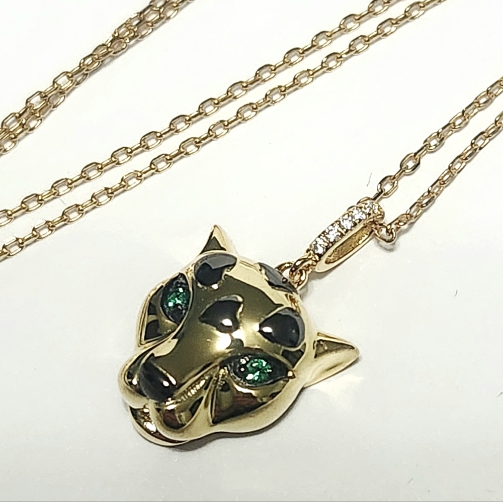 Panther Pendant & Chain Silver Necklace - Picture 7 of 15
